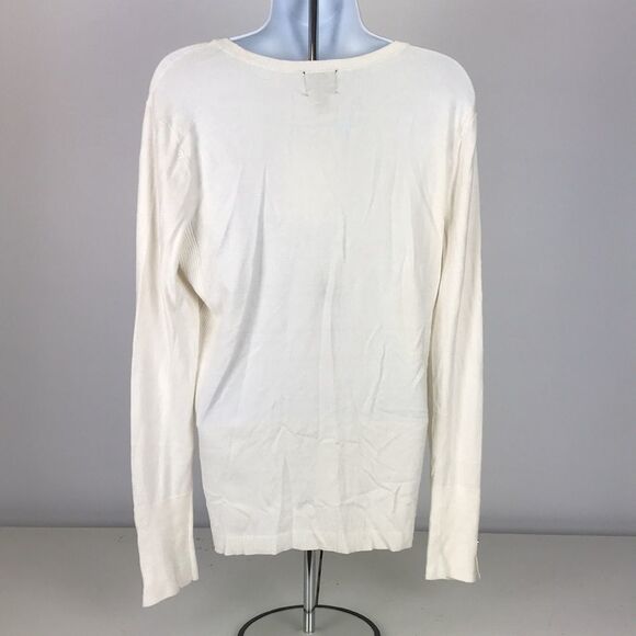 JM Collection Button-Sleeve top women’s size small - Picture 3 of 5